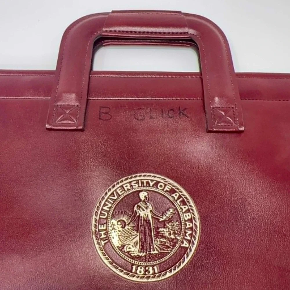 Vintage Hazel University of Alabama Vinyl Portfolio Briefcase‎ Document Case USA
